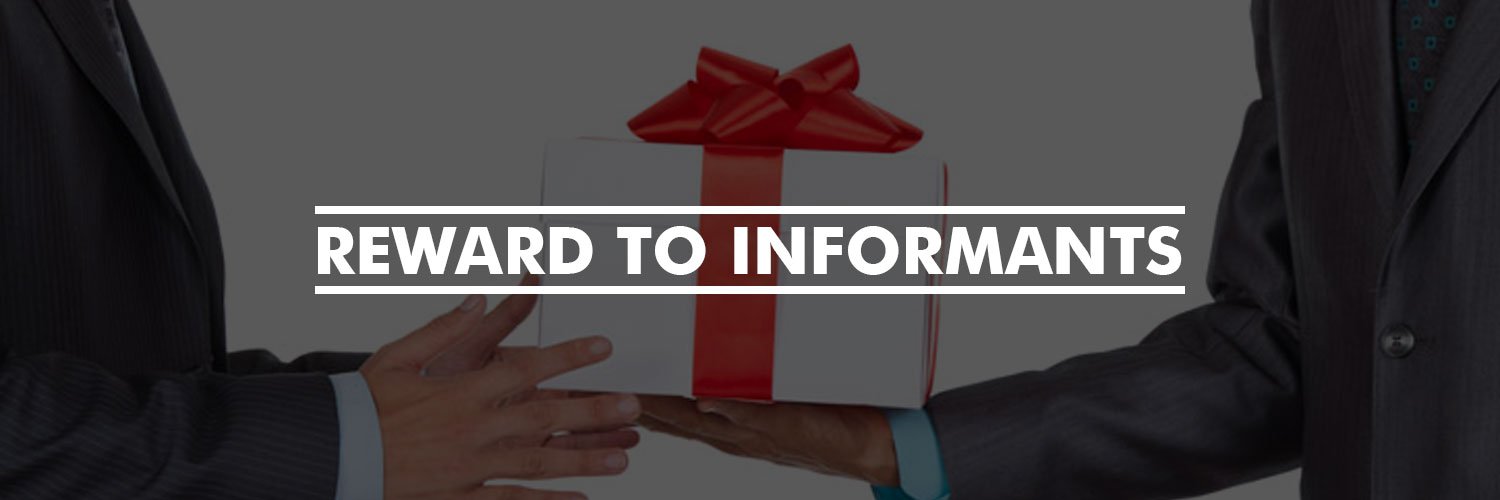 Reward to informants