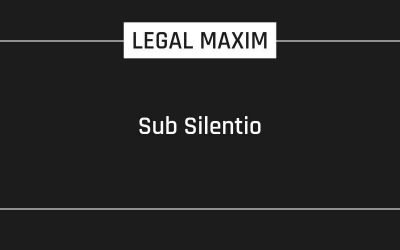 Sub Silentio